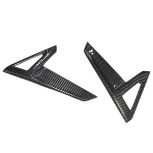 Deflector <span class=keywords><strong>de</strong></span> <span class=keywords><strong>Viento</strong></span> Lateral <span class=keywords><strong>de</strong></span> Fibra <span class=keywords><strong>de</strong></span> Carbono Real <span class=keywords><strong>de</strong></span> Alto Rendimiento 2014-2019, Decoración Exterior para Automóviles, Adornos para Tesla Model S - Product Image 3
