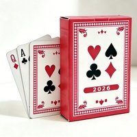 Cartes à Jouer Personnalisées – Design Sur Mesure, Entièrement en Plastique, Étanche, Carton 330 g/m² à Cœur Noir, avec Boîte Personnalisée pour Collection