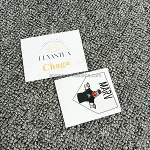 Горячая Распродажа, индивидуальная форма, водонепроницаемые самоклеящиеся бумажные наклейки, печатный логотип бренда