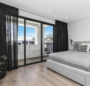 Australian As2047 Portes et fenêtres <span class=keywords><strong>Porte</strong></span> coulissante en verre pour balcon extérieur Portes et fenêtres à double vitrage pour maisons - Product Image 1