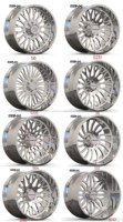 Jantes forgées concaves profondes polies sur mesure, motifs de boulons 8x180, 8x170, 8x6.5, 6x135, 6x5.5, 22x12, 24x14, 26x14, 26x16 pour RAM, Chevy, Ford