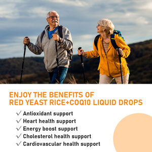 Gouttes liquides de levure de riz rouge + CoQ10 les plus vendues, favorisant l'énergie cellulaire et stimulant le métabolisme - Product Image 5