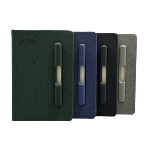 2026 Nhật ký thiết kế mới biểu tượng tùy chỉnh Bìa chương trình nghị sự kế hoạch PU da A5 văn phòng máy tính xách tay Tạp Chí cuốn sách - Product Image 3