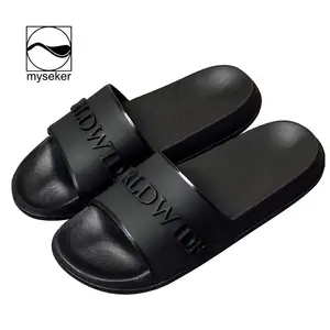 Guangzhou De plástico zapatillas Chinelos De Infantil Flip-Flops Sandalias Y Chanclas Chinelo los Sola: tapones De goma para casa marrón.