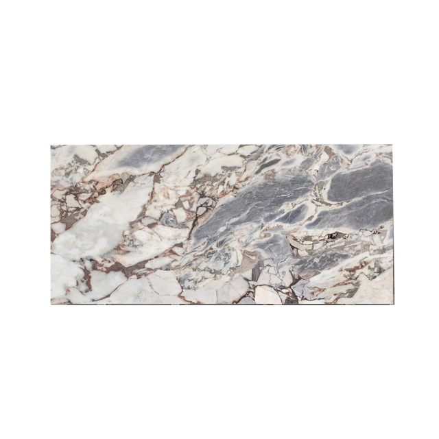 Custom Color Sintered Stone Slab Terrazzo Pattern Artificial Marble Modern 3D Model for Office Reception Desk Wall Paneling