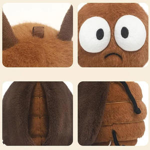 Jouet cafard ailé C008, animaux en peluche amusants, poupée, adorable peluche, coussin à câliner, anniversaire, femmes, filles, petites peluches - Product Image 2