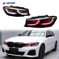 Phares HETOP G20 2020-2022 – Amélioration personnalisée spéciale – Lentilles quatre couleurs, quatre feux de croisement, quatre feux de route, DRL LED uniques – Plug and Play pour BMW