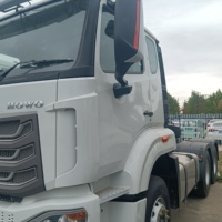 Baru 6*4 10 roda Hohan 371 380 HP Prime penggerak derek truk Trailer kepala #1 penjualan terlaris dalam truk traktor