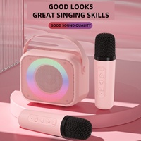 Altavoces Inteligentes con Micrófono y Bluetooth, Altavoces Portátiles para Fiestas al Aire Libre, Altavoz Inalámbrico de Karaoke para Adultos y Niños