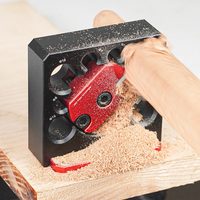 8-Loch Verstellbares Bohrmaschinen-Holzrundungswerkzeug - OEM/ODM Industrielles DIY-Holzbearbeitungszubehör für Holzstäbe/Dübel
