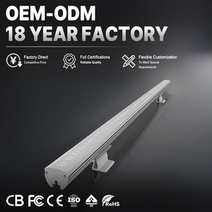 Barra LED Lineal RGBW DMX512 para Exteriores, 1000mm 36W, Proyector de Pared para Hoteles, Iluminación de Paisajes, XXM36 - Product Image 5