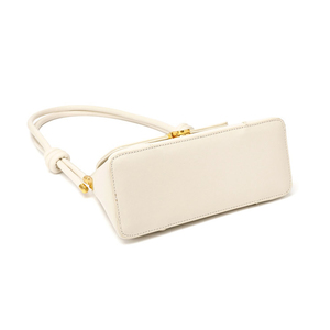 Paparazzi-Bolso de hombro con solapa antirrobo PA0565, cruzado de cuero auténtico blanco Pu - Product Image 6