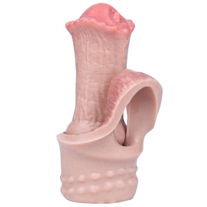 FAAK Funda de Silicona para Pene con Forma de Caballo, Extensor de Pene Masculino, Anillo para Pene Suave, Funda para Pene, Juguetes Sexuales para Parejas, Venta al por Mayor - Product Image 5