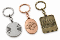 Porte-clés en métal personnalisé avec logo, breloques pour livre de café à ondes sonores, cadeau promotionnel en gros, fabricant ODM en vrac
