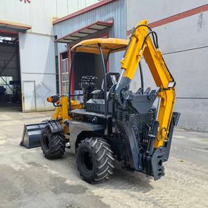 Retroexcavadora compacta 4x4 con cubo excavador desmontable Envío gratis - Product Image 3