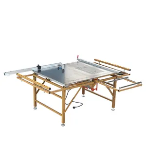 Portable Panel Sliding Table Saw Machine Wood Processing Double Invisible Sliding Saw Table