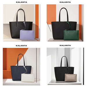 Sacs <span class=keywords><strong>à</strong></span> <span class=keywords><strong>main</strong></span> Kalanta Sacs fourre-tout pour femmes Begnet Keten Pantalon Bag Split Cowhide School Lady Bug Cargo Con Cerniera - Product Image 2