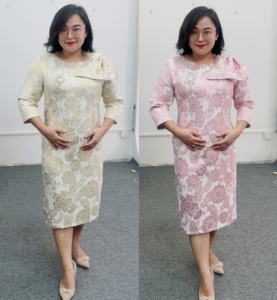 Nuevo Vestido Elegante de Alta Costura para Iglesia con Lazo para Mujeres de Talla Grande - Product Image 1