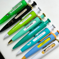 Stylo promotionnel personnalisé à 6 messages aléatoires, style machine à sous de casino, très populaire