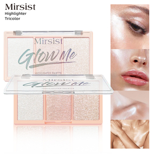 Paleta de Sombras de Ojos e Iluminador Facial Mirsist 3 Colores <span class=keywords><strong>Glower</strong></span> Me, Polvo Brillante Natural Estereoscópico para Contorno - Product Image 1