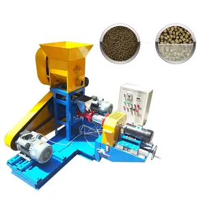 Nhà sản xuất bán chạy nhất thức ăn vật nuôi granulator, trang trại hạt nhỏ puffing máy, treo Thức ăn viên máy