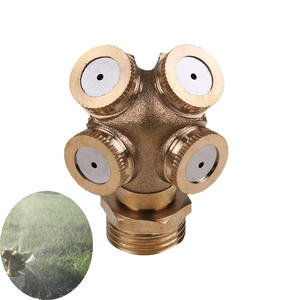 Tête d'arrosage atomisatrice en laiton à 4 points, buse en acier inoxydable, pour l'irrigation des jardins et pelouses, pulvérisation fixe, portée 1-3m - Product Image 2