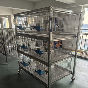 Thiết kế di động thỏ lồng với 150cm bữa ăn hutch mái nhà không thấm nước cho khóa an toàn các tính năng - Product Image 1