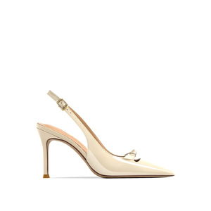 DEleventh 2025 Nuovi Sandali da Donna con Tacco Sottile, Elegante Fiocco, Punta Aperta e Retro Scoperto, Scarpe Singole per Donne - Product Image 4