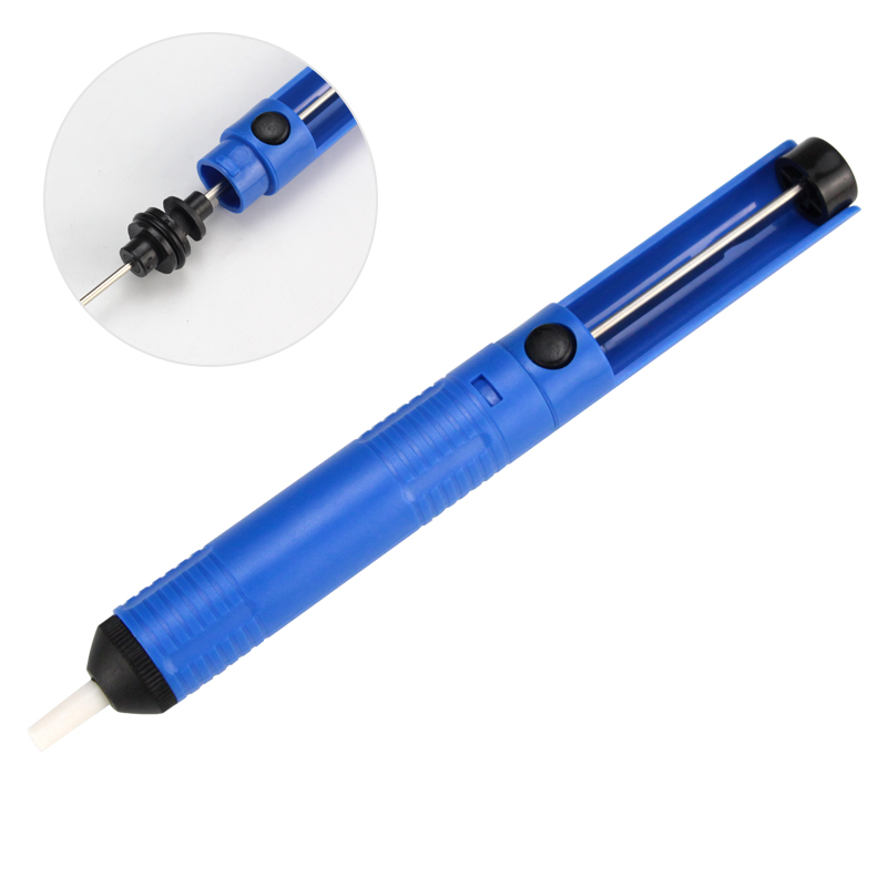 Zhengbang DS-361 удаление Вакуумный паяльник для подключения к мощный отсос для припоя паяльной Sucker инструмент синего цвета оптовая продажа