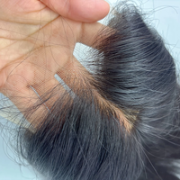 Expédition Rapide : Topper en dentelle 8*10, Ligne de cheveux invisible, Dentelle HD sur le devant et au dos, Cheveux humains bruts, Clips pour femmes