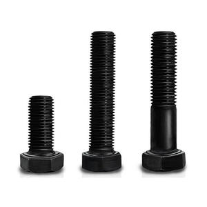 M10 M12 M14 M16 M18六角形ヘッドボルトISO4017 4014 DIN931 DIN933黒酸化物グレード8.8 6.8 4.8六角ボルト - Product Image 5