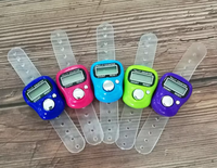 Compteur de Prières Électronique Réglable Tasbih Digital avec Affichage LED pour Doigt – Compteur de Prières Musulman