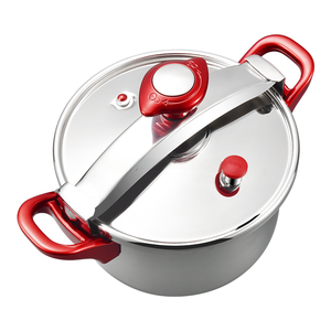 Nồi áp suất đa năng bán chạy nhất, màu bạc đỏ mới nhất -CS-03, kiểu dáng đơn giản, chất liệu thép không gỉ, tay cầm Bakelite, thích hợp cho các bữa tiệc - Product Image 5