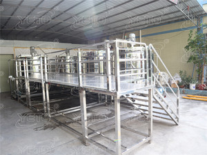 Kem đánh răng kem homogenizer trộn máy với phân tán mái chèo công nghiệp hóa chất mỹ phẩm thiết bị sản xuất thực phẩm - Product Image 2