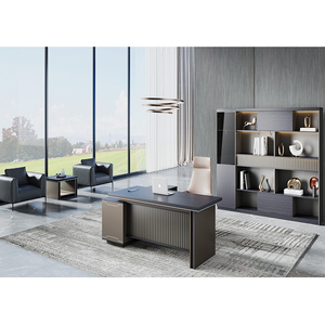 ZITAI Boss PDG bureau <span class=keywords><strong>de</strong></span> superviseur minimaliste moderne gestionnaire unique combinaison <span class=keywords><strong>de</strong></span> table et chaise bureau exécutif - Product Image 3