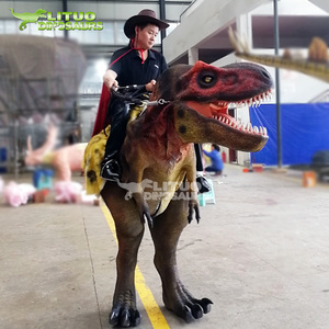 Disfraz de Dinosaurio para Adultos <span class=keywords><strong>con</strong></span> Patas Ocultas para Caminar y Montar - Product Image 5