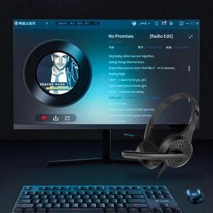Auriculares con cable y micrófono de 3,5mm, auriculares con reducción de ruido, almohadillas suaves acolchadas, universales para ordenador y teléfonos móviles - Product Image 5