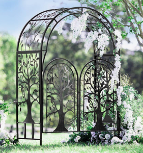<span class=keywords><strong>Arche</strong></span> de jardin robuste <span class=keywords><strong>en</strong></span> métal <span class=keywords><strong>pour</strong></span> le marché américain, tonnelle <span class=keywords><strong>en</strong></span> <span class=keywords><strong>fer</strong></span> <span class=keywords><strong>forgé</strong></span> résistante à la rouille avec portail <span class=keywords><strong>pour</strong></span> plantes grimpantes et toile de fond de mariage - Product Image 2