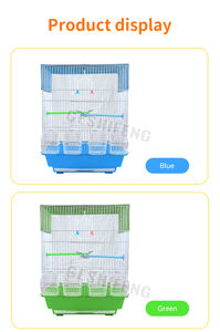 <span class=keywords><strong>Cage</strong></span> à oiseaux GA-2460, 4 boîtes à nourriture incluses, couleurs mélangées, fil épais, <span class=keywords><strong>cage</strong></span> à perroquet - Product Image 5