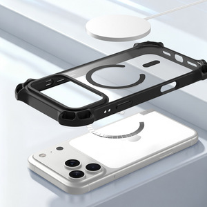 <span class=keywords><strong>เคส</strong></span>โทรศัพท์มือถือกันกระแทก ดีไซน์สปอร์ตสุดหรู ผลิตจากอะคริลิก TPU ป้องกันการเหลือง พร้อมแม่เหล็ก สำหรับ iPhone 17 16 15 Plus 14 Pro Max - Product Image 2