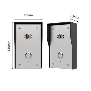 GSM 4G Villa Audio Broadcast Intercom Outdoor IP66 Bank Window Intercom Timbre - Product Image 3