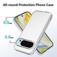 Hitam penutup telepon massal Shockproof magnetik semua termasuk Custom ponsel Google Case