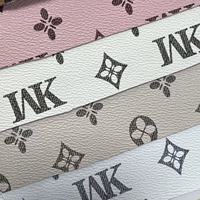 Tissu en similicuir PVC imprimé K9011 en gros, résistant à l'eau, pour ameublement, artisanat, sacs, coques de téléphone, tapis de table
