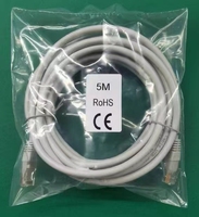 Kabel Patch Ethernet RJ45 Merek HANLI, Konduktor Tembaga Berlapis Emas Terlindung STP FTP Cat6, 8-Konduktor, Zhejiang
