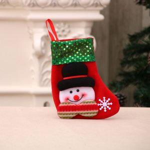 Bolsa de Regalo de Calcetines Navideños, Adorno Festivo para Árbol, Juego de Bolsas para Decoración Navideña, Multifuncional - Product Image 2