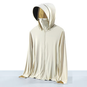 Nouvelle collection 2025 : Vêtements de protection solaire en toile pour hommes, femmes et couples, avec grand chapeau de pêche à large bord détachable, confortable, coupe-vent et anti-UV. - Product Image 2