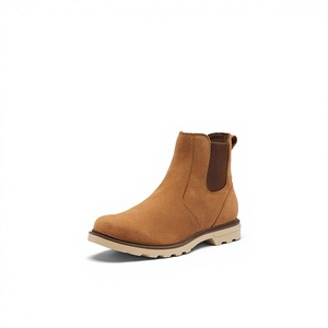 Botas de Tobillo para Hombre de Alta Calidad, Personalizadas, con Punta Puntiaguda, de Piel Sintética, Estilo Chelsea, Retro, Clásicas, Antideslizantes, para Dropshipping - Product Image 2