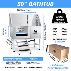 Produits de nettoyage pour animaux de compagnie fournitures multifonction animal chat <span class=keywords><strong>chien</strong></span> petit grand animal <span class=keywords><strong>spa</strong></span> toilettage bains bain baignoire baignoires - Product Image 2