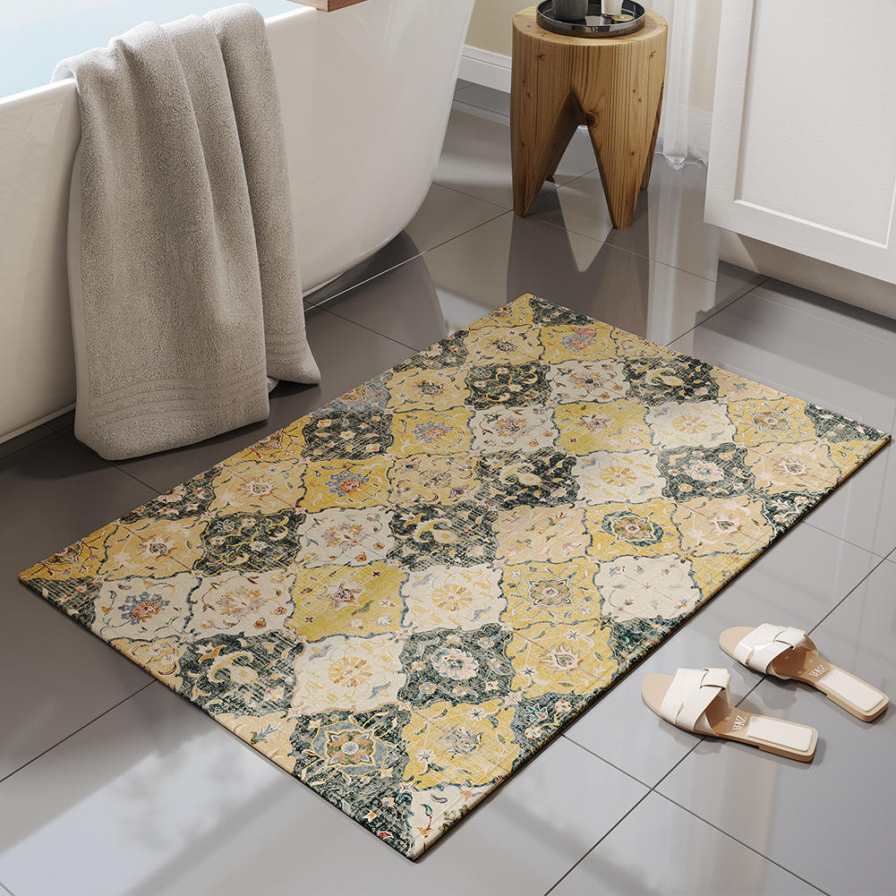 Suela de goma de terciopelo de algodón de bambú - Positano Red