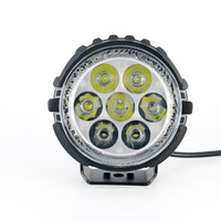 LANSEKO 12V 24V 35W 2835LM 4.5 pouces rond LED travail lumière Spot faisceau d'inondation avec connecteur DT pour voiture camion LED feux de conduite